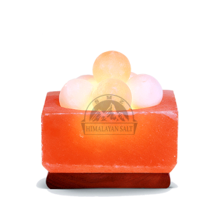 Square Fire Bowl with Balls 3037