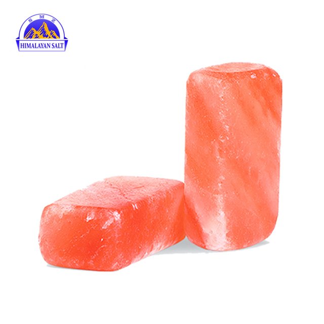 Two Himalayan salt massage bars